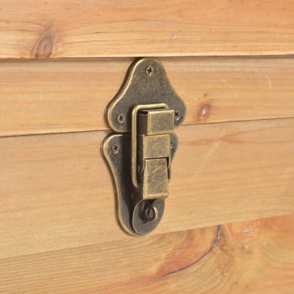 vidaXL opbevaringskiste med hynde 80 x 40 x 40 cm MDF