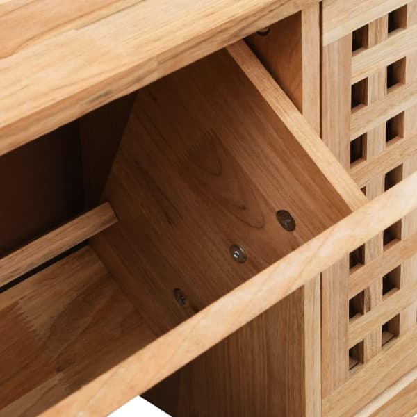 vidaXL Skobenk 94x20x38 cm heltre valnøtt