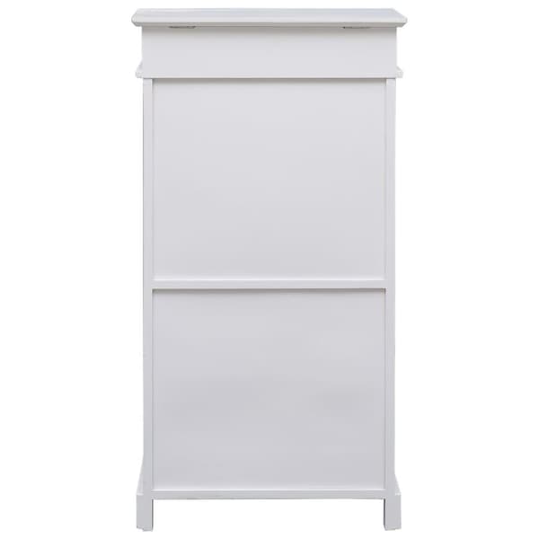 vidaXL skoskab 50 x 28 x 98 cm kejsertræ hvid