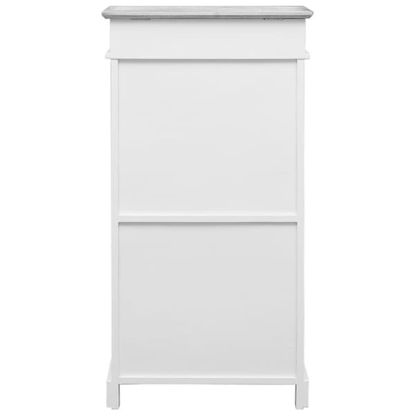 vidaXL Kenkäkaappi harmaa 50x28x98 cm keisaripuu