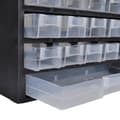Miniatyrbilde 4 av 4: vidaXL Verktøyskap med 41 skuffer 2 stk plast