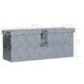 Miniatyrbilde 7 av 7: vidaXL Aluminiumsboks 48,5x14x20 cm sølv