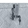 Miniatyrbild 5 av 7: vidaXL Förvaringslåda aluminium 80x30x35 cm silver