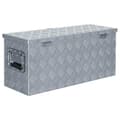 Miniatyrbilde 3 av 7: vidaXL Aluminiumsboks 76,5x26,5x33 cm sølv
