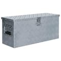 Miniatyrbilde 1 av 7: vidaXL Aluminiumsboks 76,5x26,5x33 cm sølv