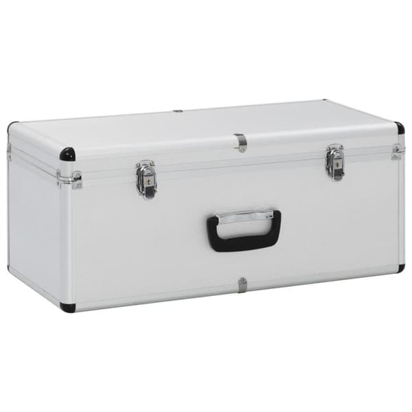 vidaXL Förvaringsväskor 3 st silver aluminium