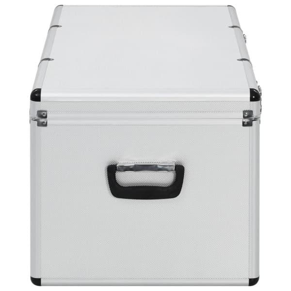 vidaXL Förvaringsväskor 3 st silver aluminium