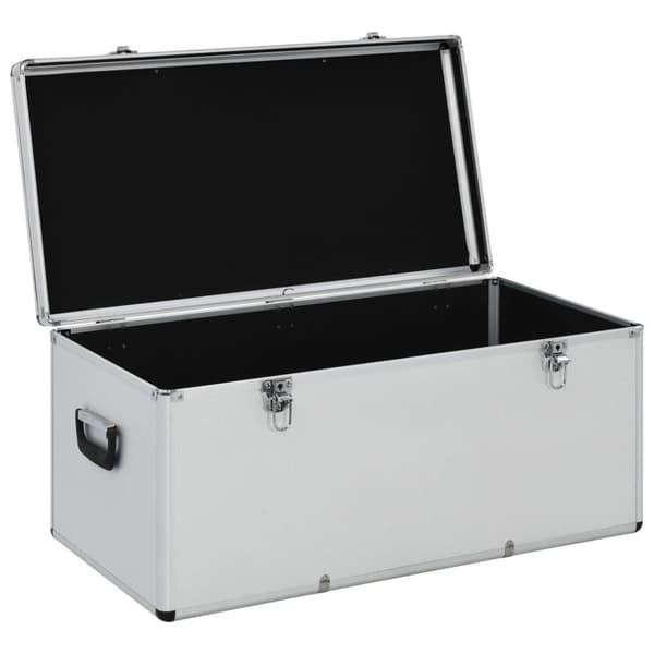vidaXL Förvaringsväskor 3 st silver aluminium