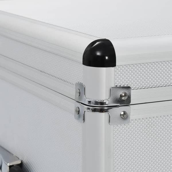 vidaXL Förvaringsväskor 3 st silver aluminium