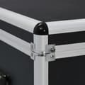 Miniatyrbilde 2 av 10: vidaXL Oppbevaringskasser 3 stk svart aluminium