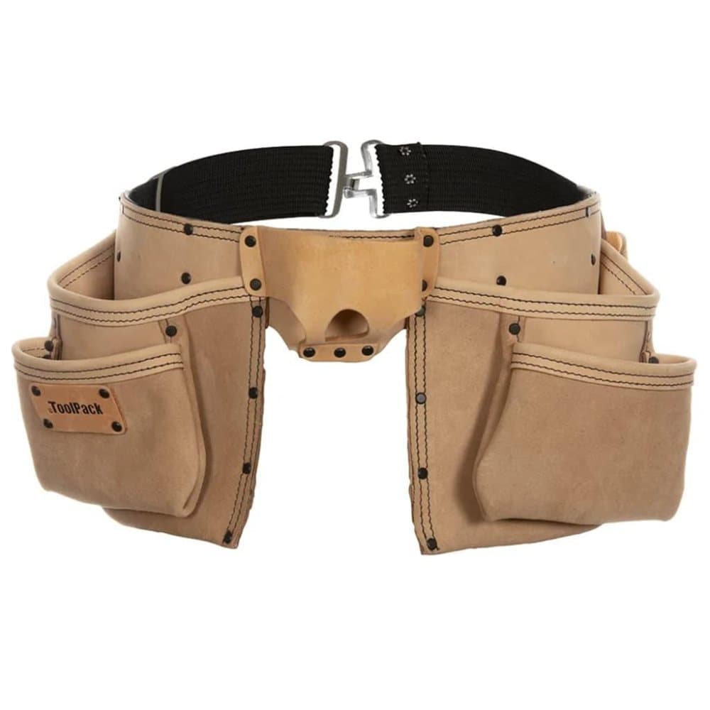 Toolpack Dobbeltveske pro verktøybelte Elite beige
