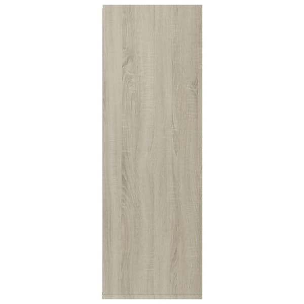 vidaXL Skohylle sonoma eik 54x34x100,5 cm sponplate