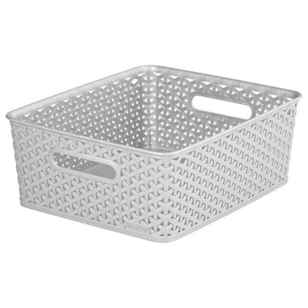 Curver Rattan-effekt kurv med stabelbar rattan