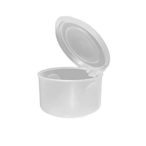 Beaufort Round Food Container With Hinged Lid - 250ml Transparent 7 x 9.2 x 8.5cm