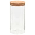 Miniatyrbild 3 av 7: vidaXL Förvaringsburkar i glas med korklock 6 st 1100 ml