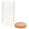 Miniatyrbild 4 av 7: vidaXL Förvaringsburkar i glas med korklock 6 st 1100 ml