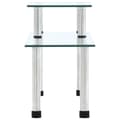 Miniatyrbilde 4 av 6: vidaXL Kjøkkenhylle gjennomsiktig 45x16x26 cm herdet glass