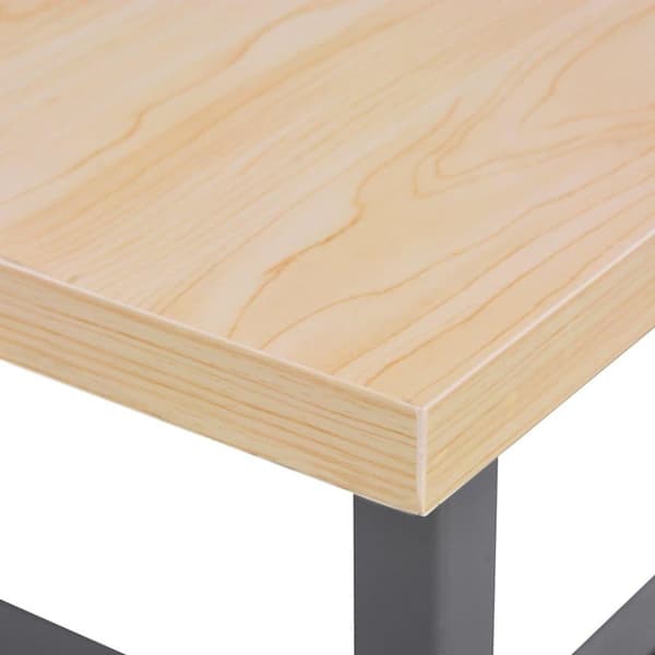 vidaXL arbejdsbord 120x60x85 cm stål grå