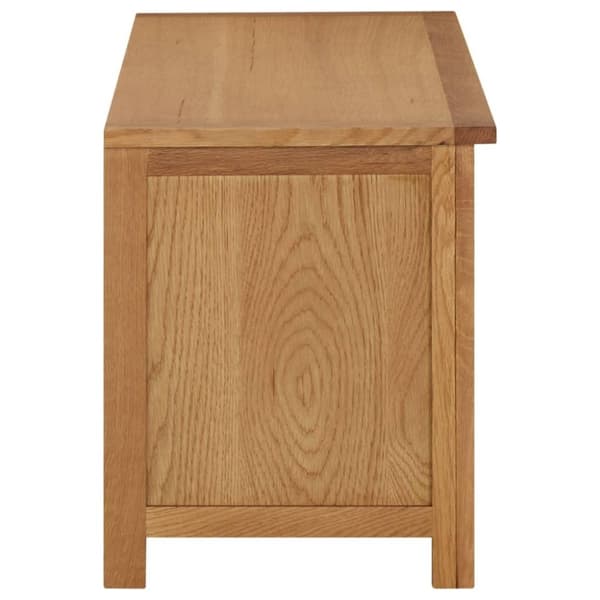 vidaXL Kenkäteline 90x37x45 cm täysi tammi