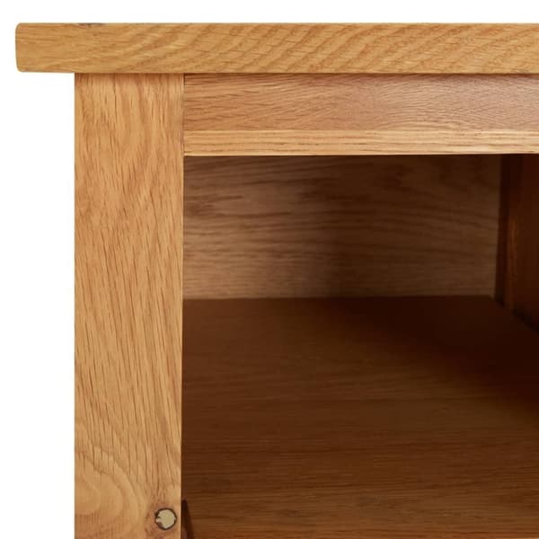 vidaXL Kenkäteline 90x37x45 cm täysi tammi