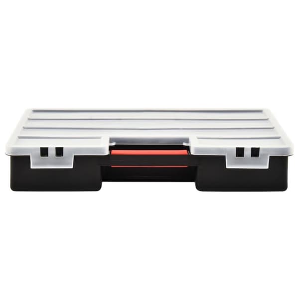vidaXL sortimentskasser 2 stk. med skillevægge 460x325x80 mm plastik