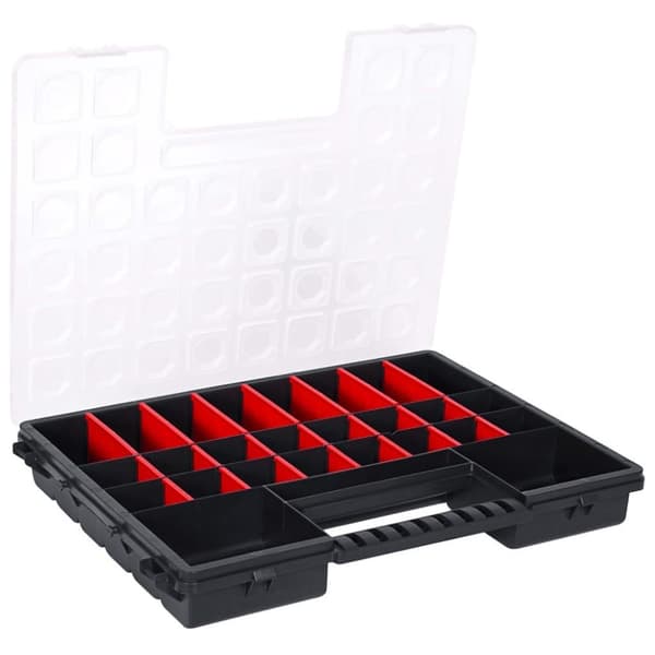 vidaXL sortimentskasser skillevægge 5 stk. 385x283x50 mm plastik