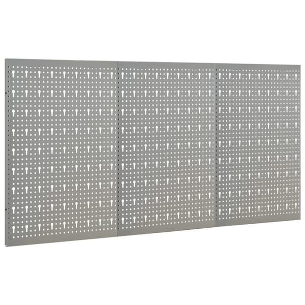 vidaXL Verktøytavler for vegg 3 stk 40x58 cm stål