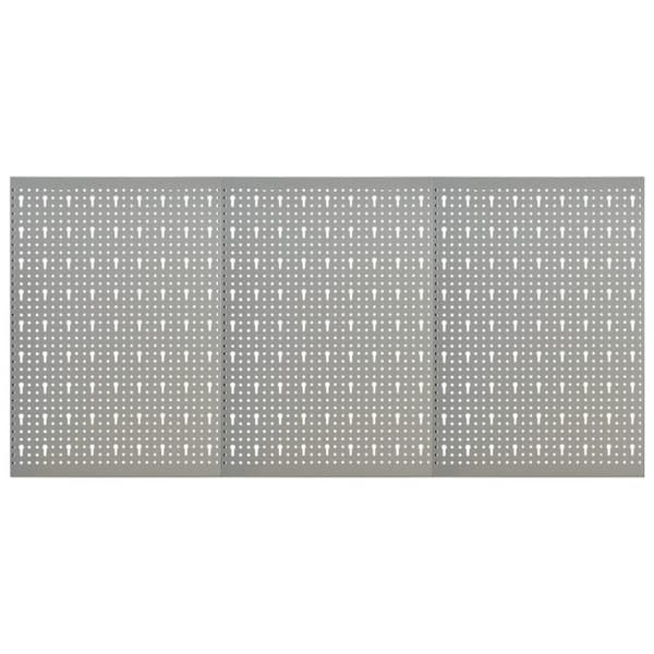 vidaXL Verktøytavler for vegg 3 stk 40x58 cm stål