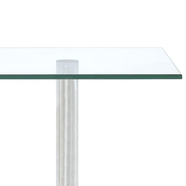 vidaXL Hjørnekjøkkenhylle 3 nivå herdet glass