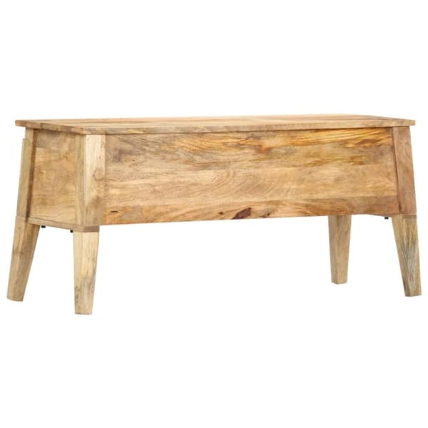 vidaXL Säilytyslaatikko 99x35x48 cm täysi mangopuu