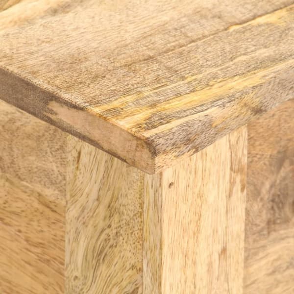 vidaXL Oppbevaringsboks 99x35x48 cm heltre mango