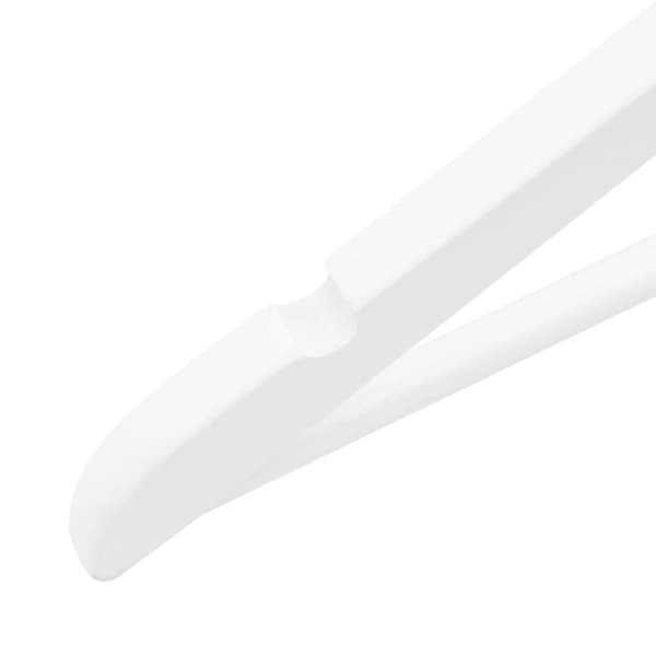 vidaXL Klädgalgar 100 st halkfria vit trä