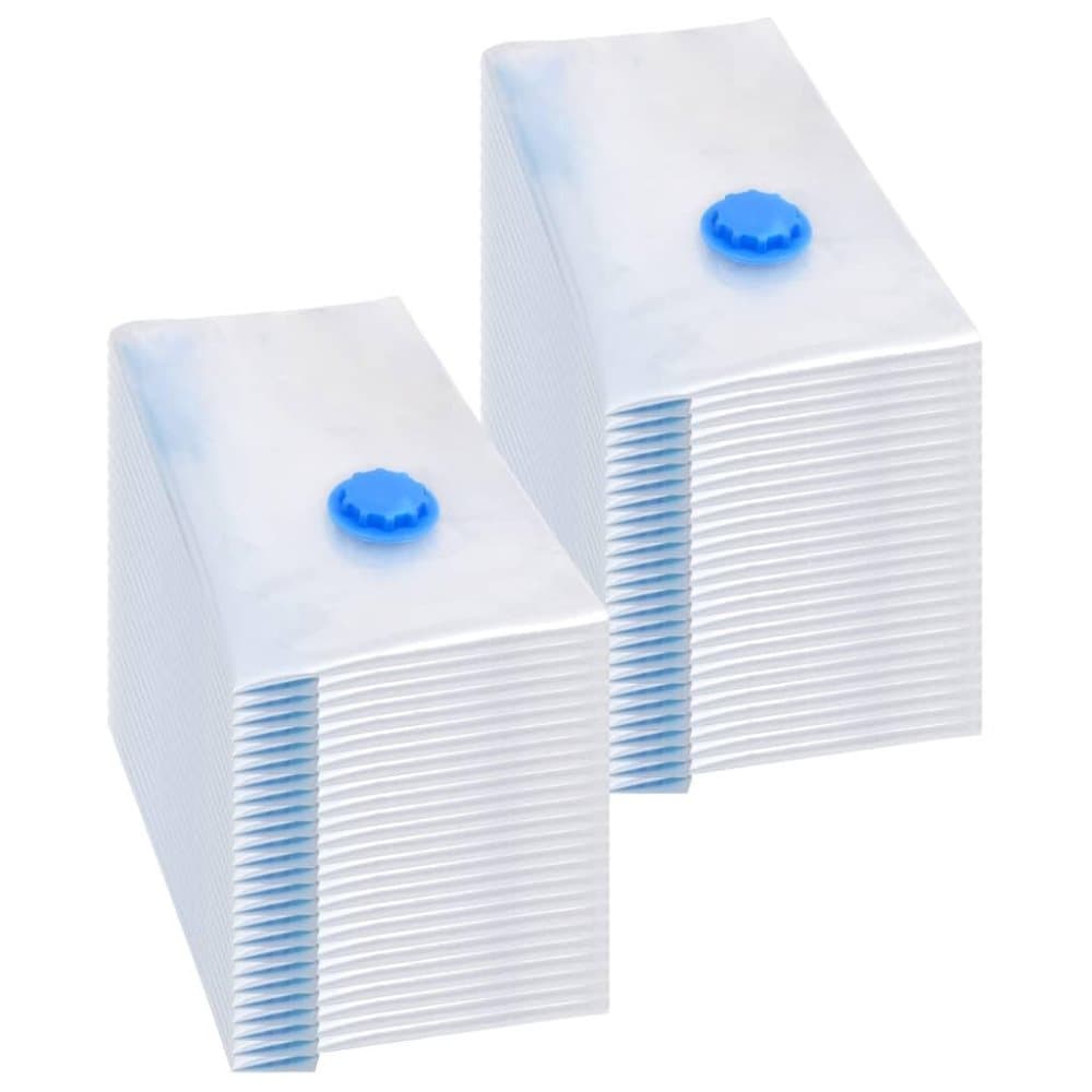 vidaXL Vakuumpåsar till kläder 60x40 cm 50 st