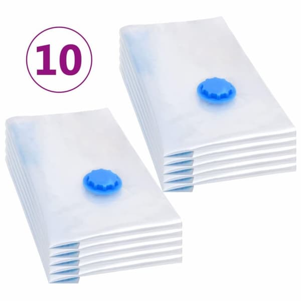 vidaXL vakuumposer til opbevaring af tøj 60x40 cm 10 stk.