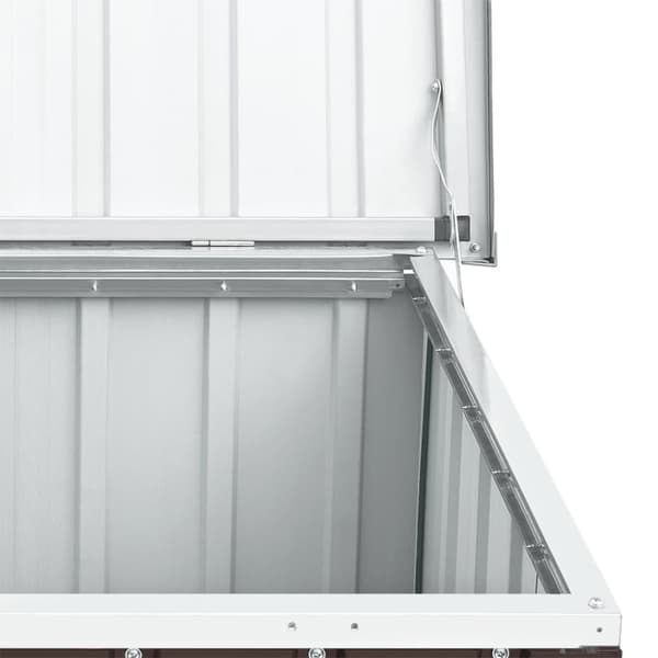 vidaXL haveboks 109x67x65 cm brun