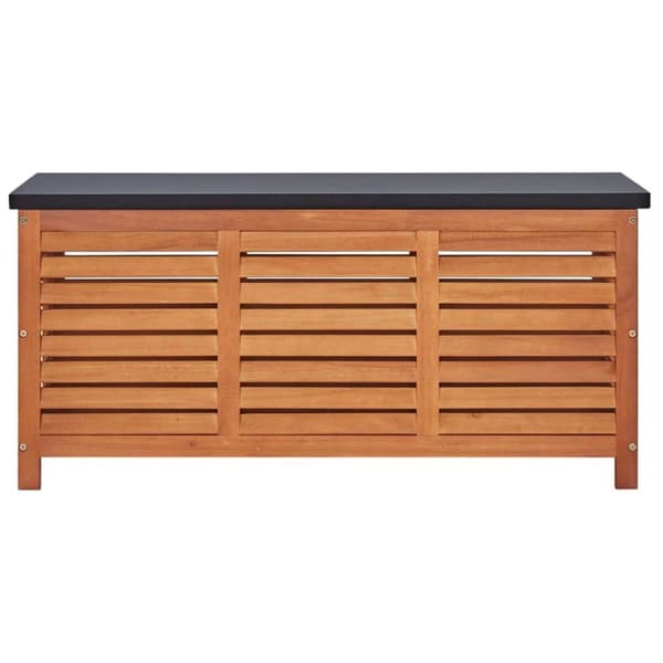 vidaXL Oppbevaringsboks til hage 117x50x55 cm heltre eukalyptus