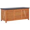 Miniatyrbilde 1 av 8: vidaXL Oppbevaringsboks til hage 117x50x55 cm heltre eukalyptus