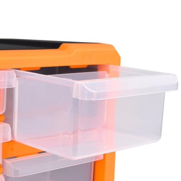 vidaXL Sortimentskap med 12 skuffer 2 stk 26,5x16x26 cm