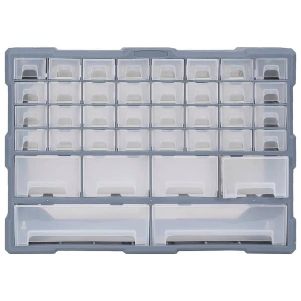 vidaXL Sortimentskåp med 40 lådor 52x16x37,5 cm