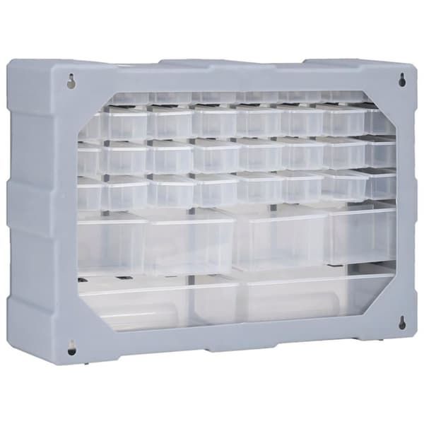vidaXL Sortimentskåp med 40 lådor 52x16x37,5 cm