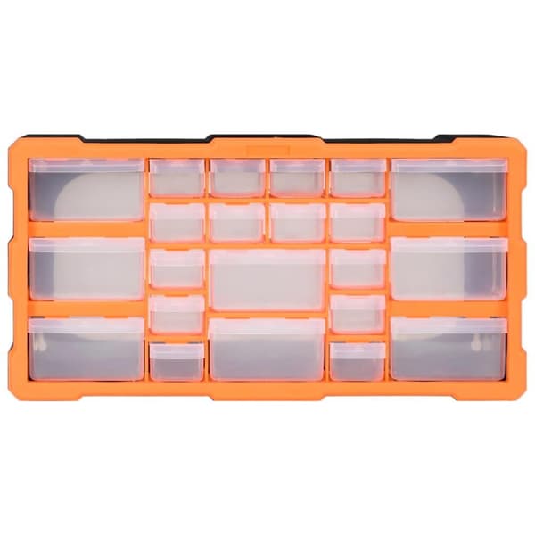 vidaXL Sortimentskåp med 22 lådor 49x16x25,5 cm