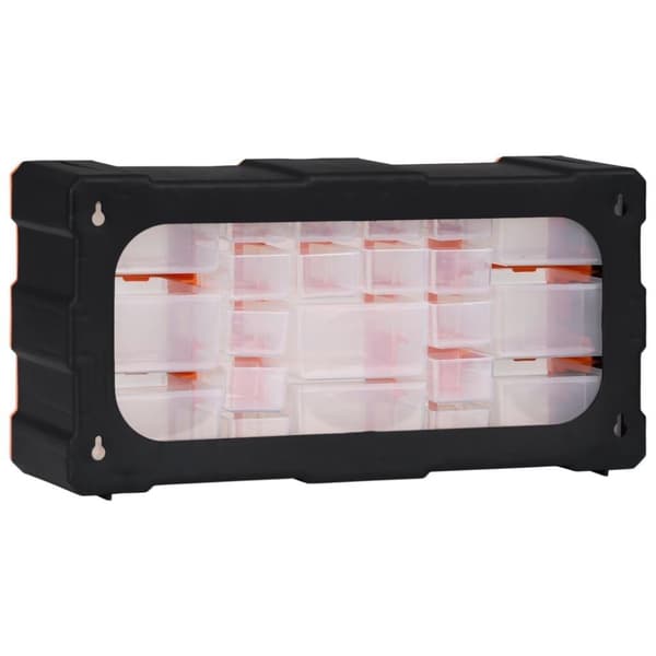 vidaXL Sortimentskåp med 22 lådor 49x16x25,5 cm
