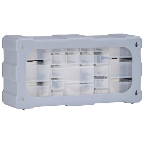 vidaXL Sortimentskåp med 22 lådor 49x16x25,5 cm
