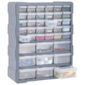 Miniatyrbilde 3 av 9: vidaXL Sortimentskap med 39 skuffer 38x16x47 cm
