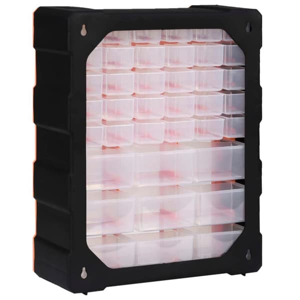 vidaXL Sortimentskap med 39 skuffer 38x16x47 cm