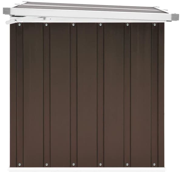 vidaXL Oppbevaringskasse 109x67x65 cm brun