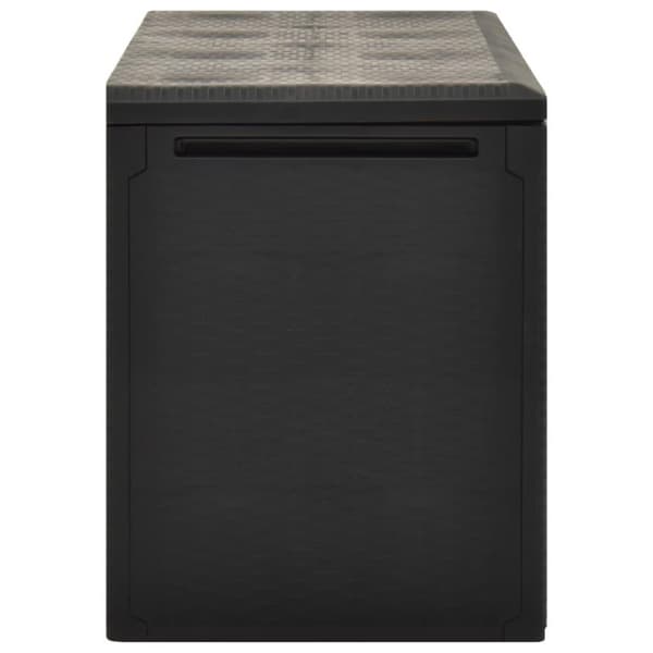 vidaXL Putekasse antrasitt 114x47x60 cm