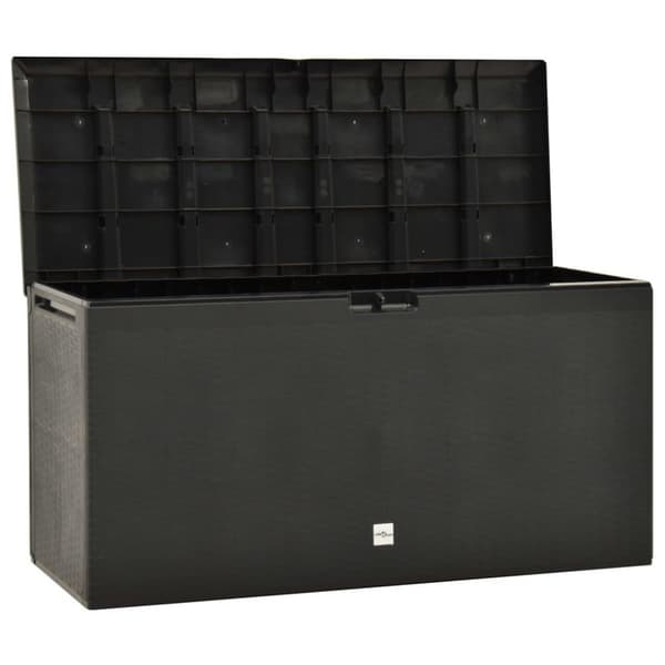 vidaXL Putekasse antrasitt 114x47x60 cm