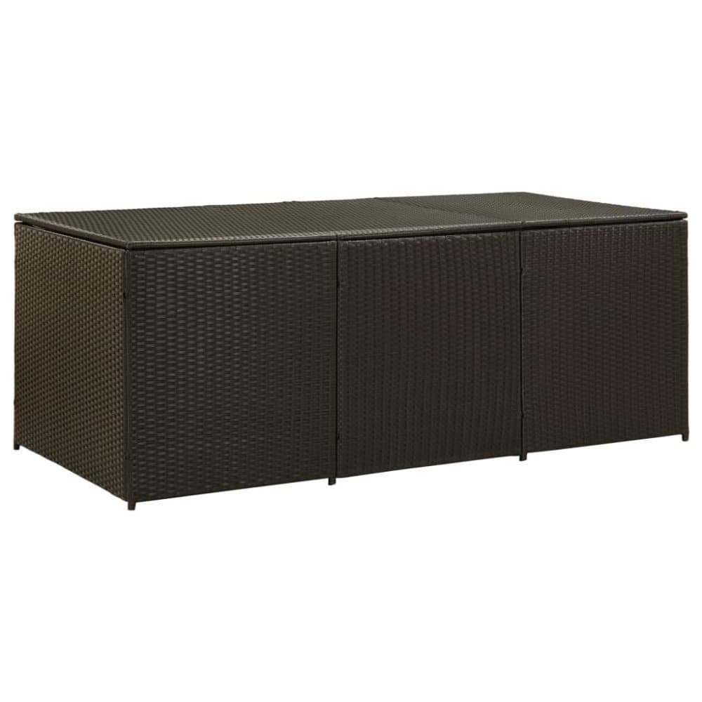 vidaXL Dynbox konstrotting 180x90x75 cm brun