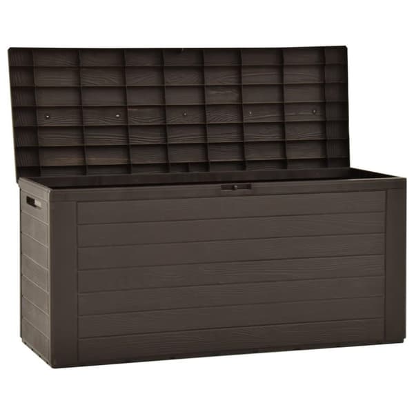 vidaXL Putekasse brun 116x44x55 cm